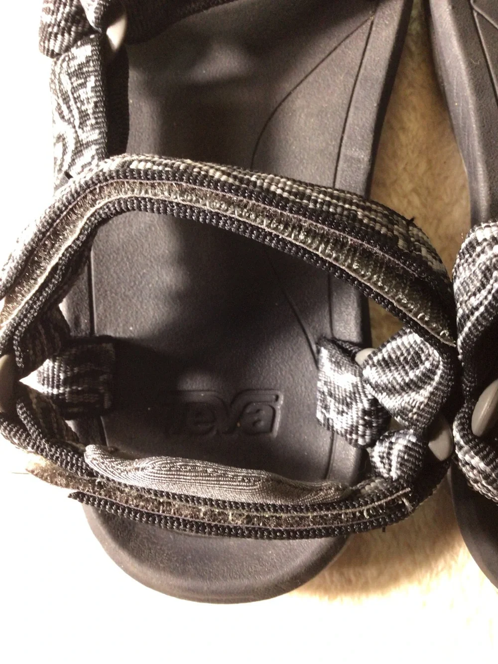 Teva Kids Black and Gray Sandals